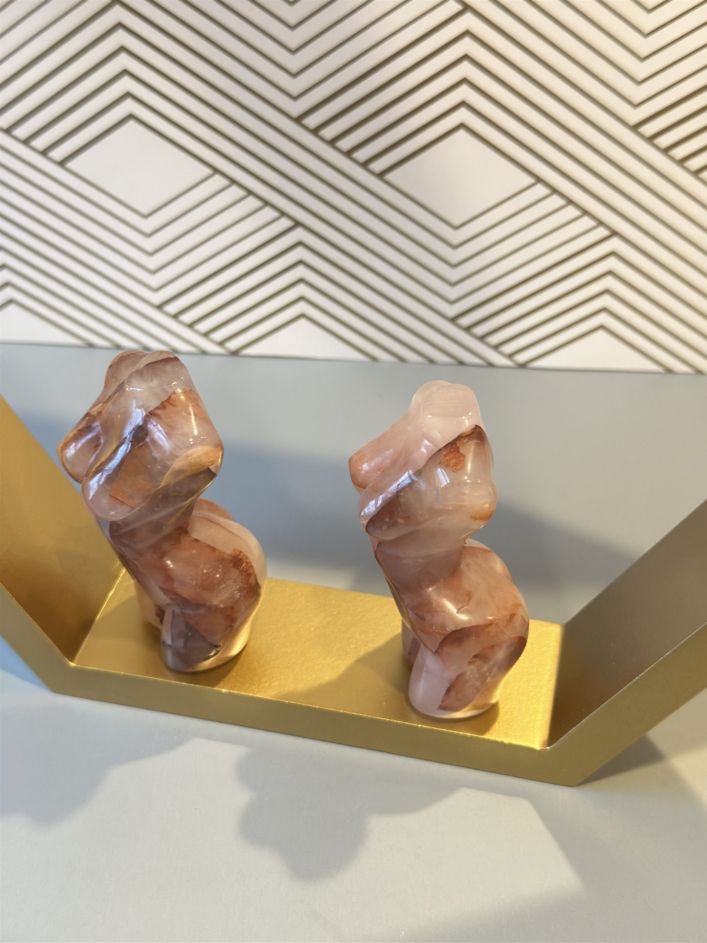 Carnelian Goddess Figurines: Embodiments of Strength and Empowerment - Margeaux's Majestic Crystals