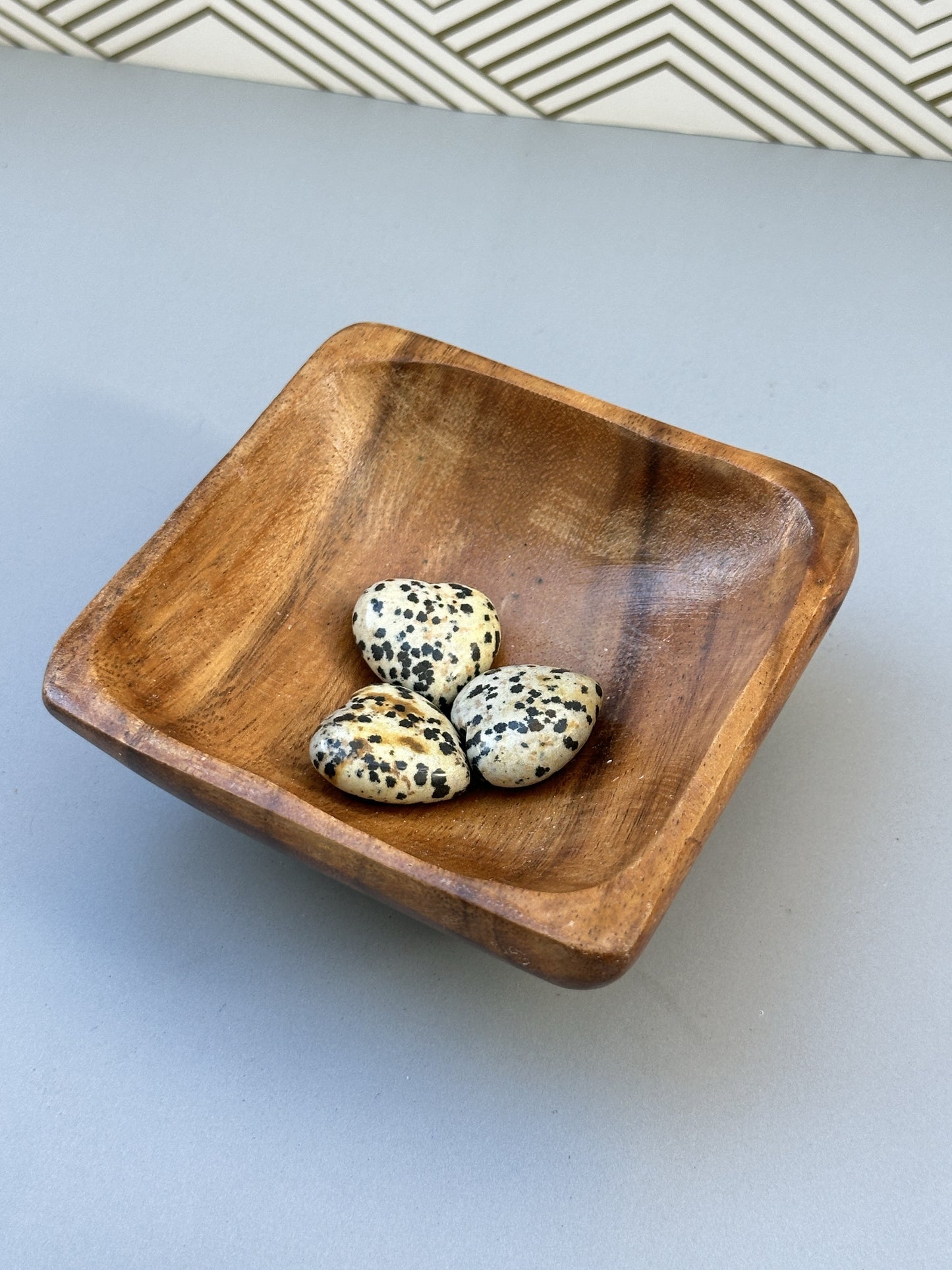 Dalmatian Jasper Heart: The Playful Grounding Stone