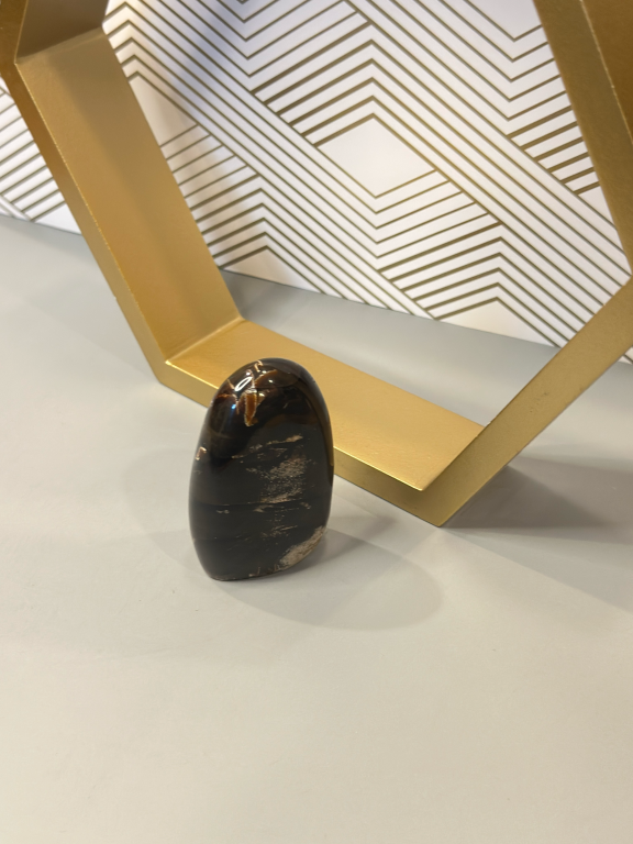 Indonesian Black Amber Freeform: Grounding, Protection & Ancestral Wisdom
