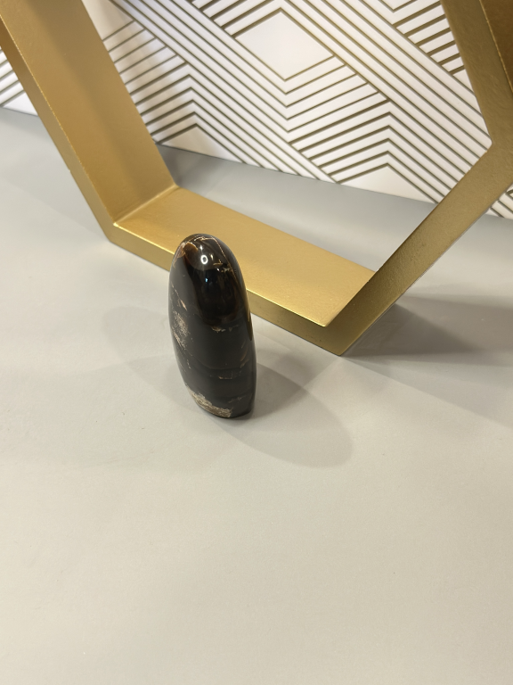 Indonesian Black Amber Freeform: Grounding, Protection & Ancestral Wisdom
