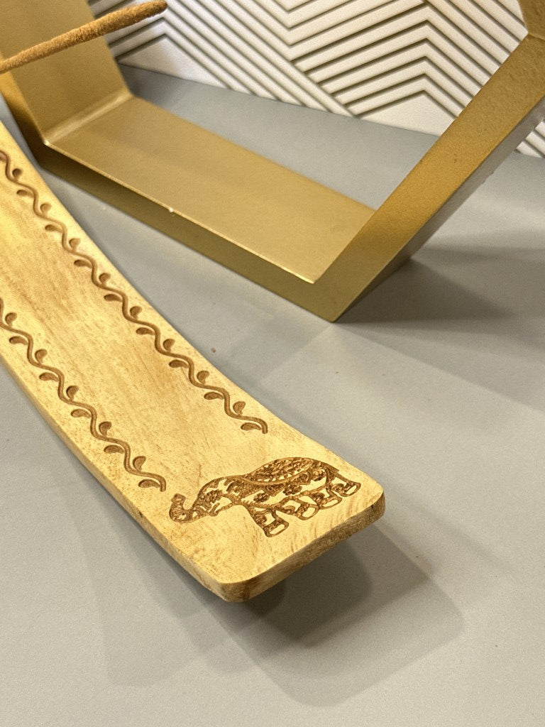Engraved Wooden Incense Holders: Sacred Symbols for Daily Ritual