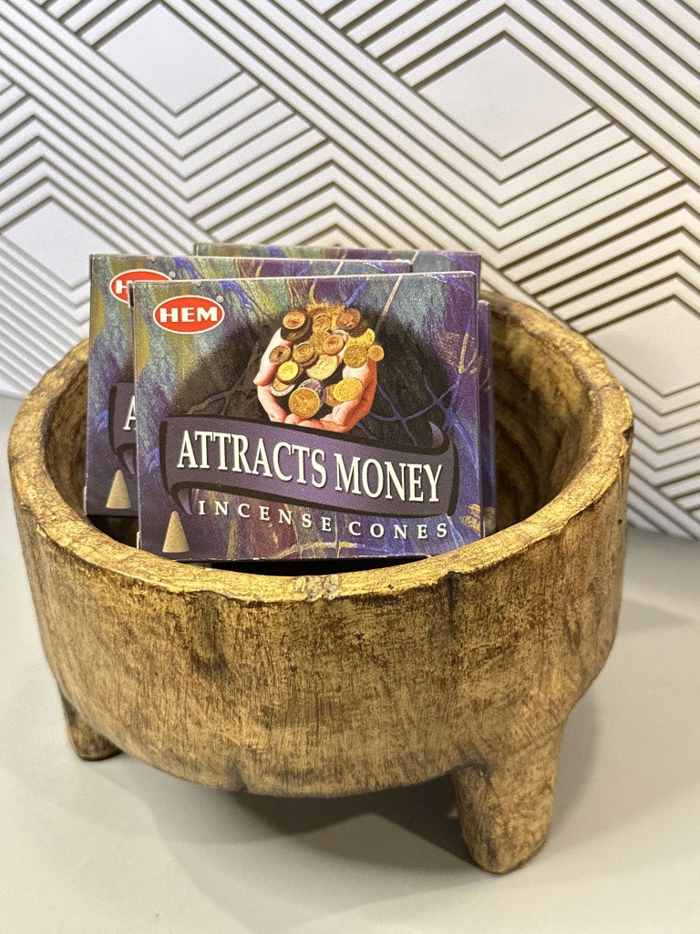 Attracts Money Cones: Manifest Prosperity with Every Burn