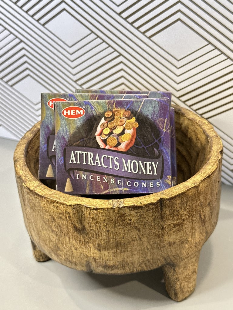 Attracts Money Cones: Manifest Prosperity with Every Burn
