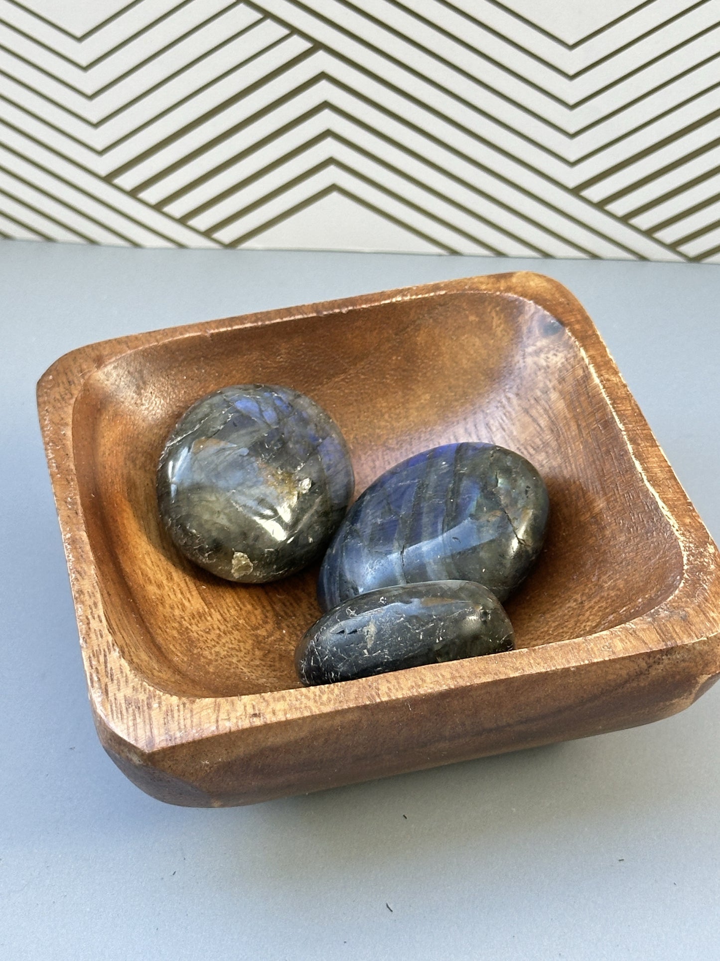 Labradorite Palm Stone: A Guide for Personal Growth and Healing - Margeaux's Majestic Crystals