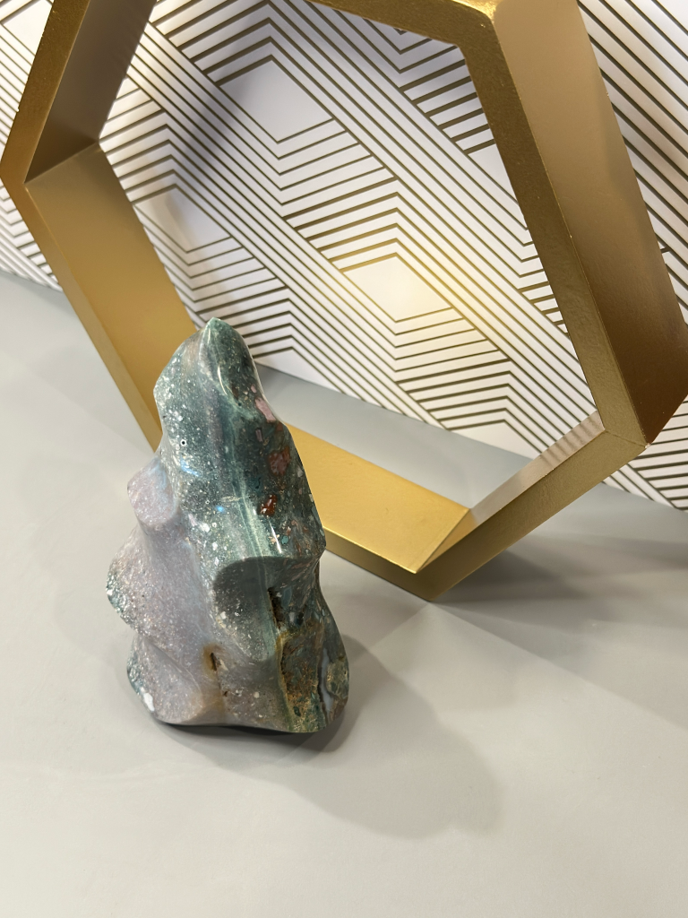 Ocean Jasper Flame: Flow with Joy, Release with Grace