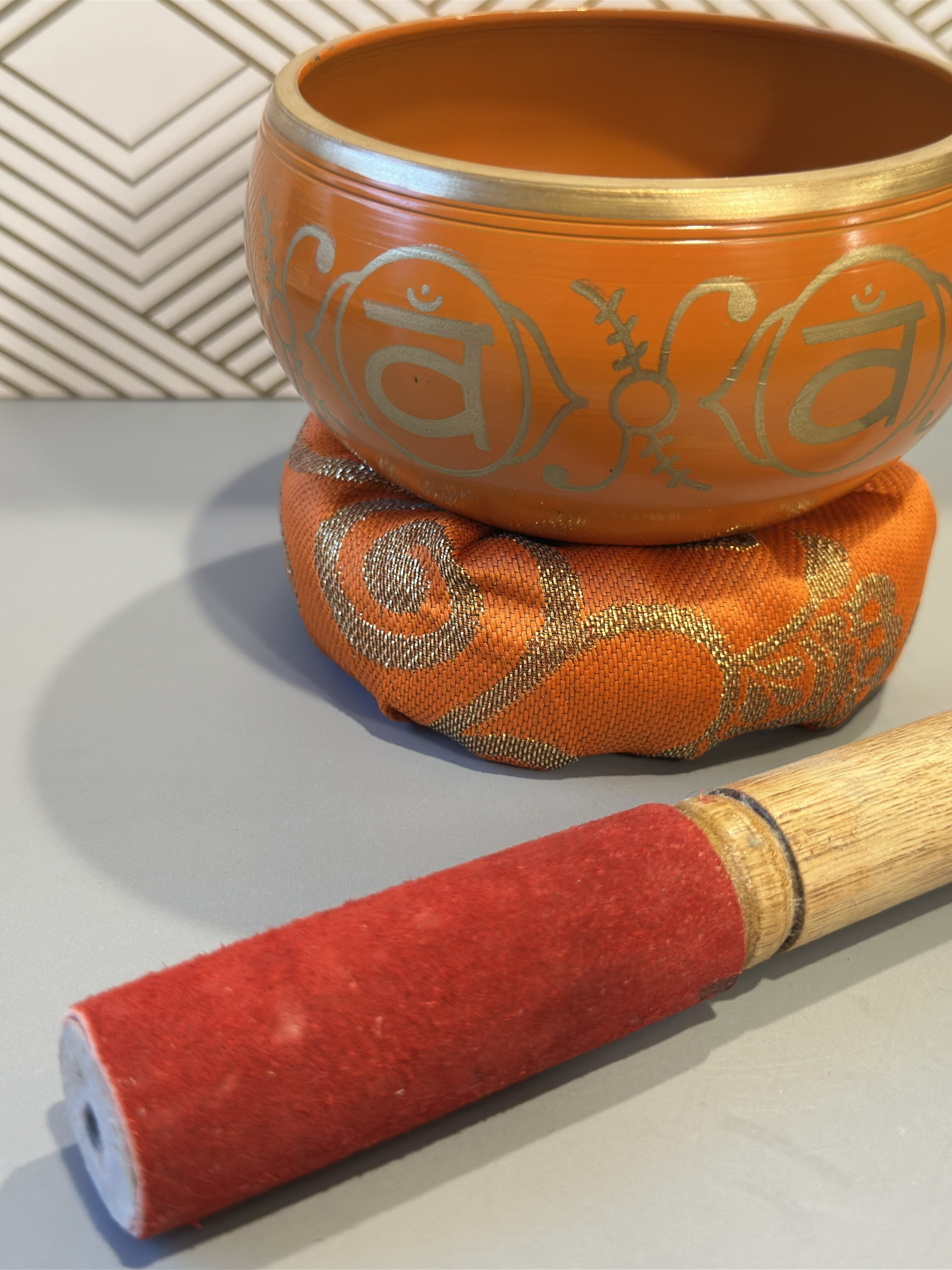 Chakra Tibetan Singing Bowls Orange Sacral - Margeaux's Majestic Crystals