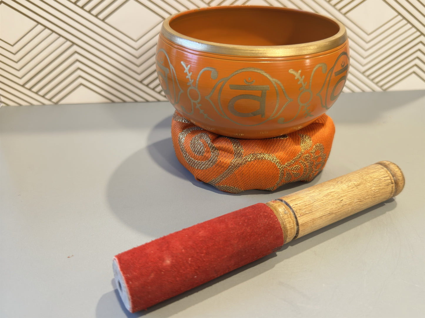 Chakra Tibetan Singing Bowls Orange Sacral - Margeaux's Majestic Crystals