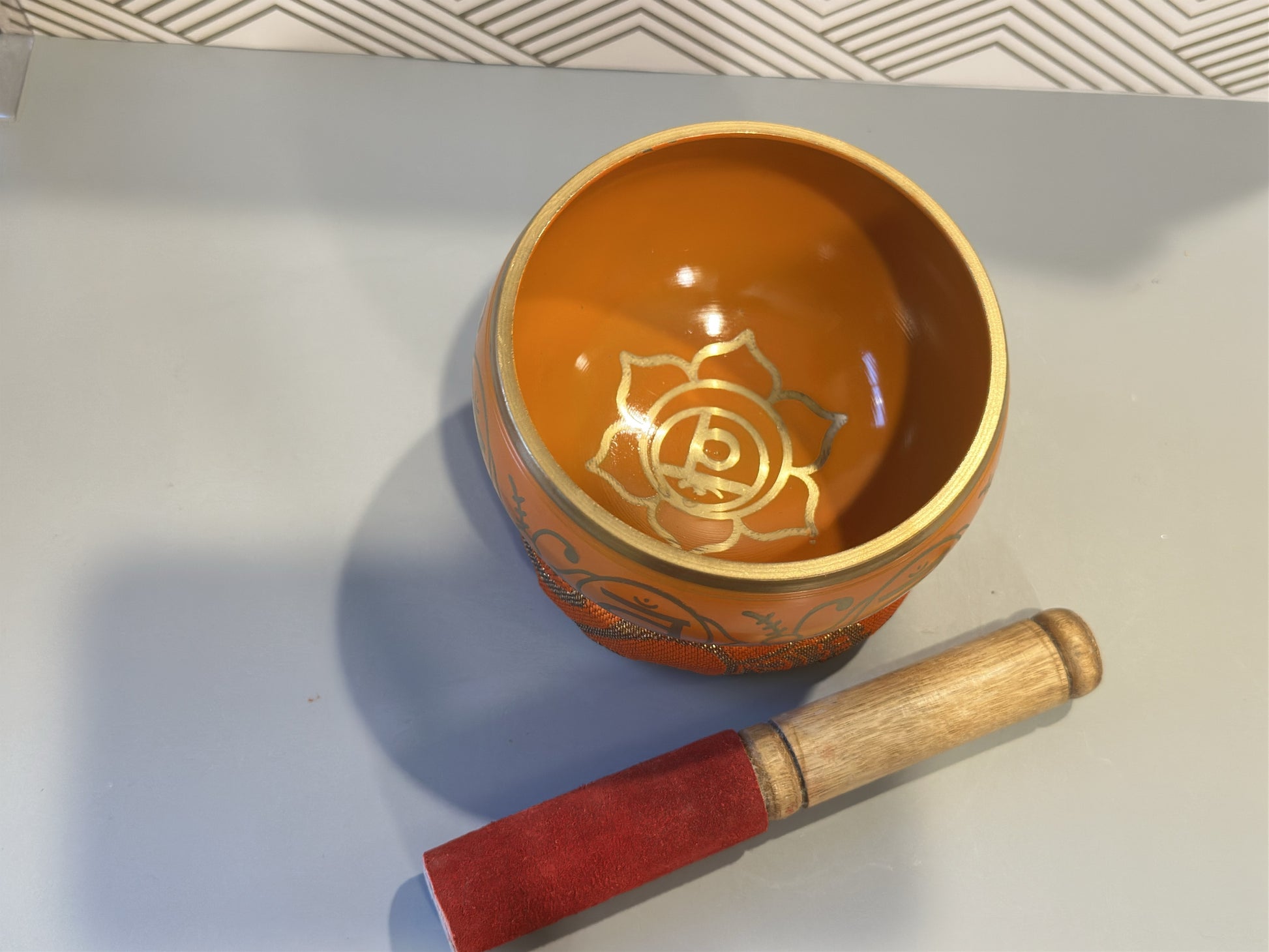 Chakra Tibetan Singing Bowls Orange Sacral - Margeaux's Majestic Crystals