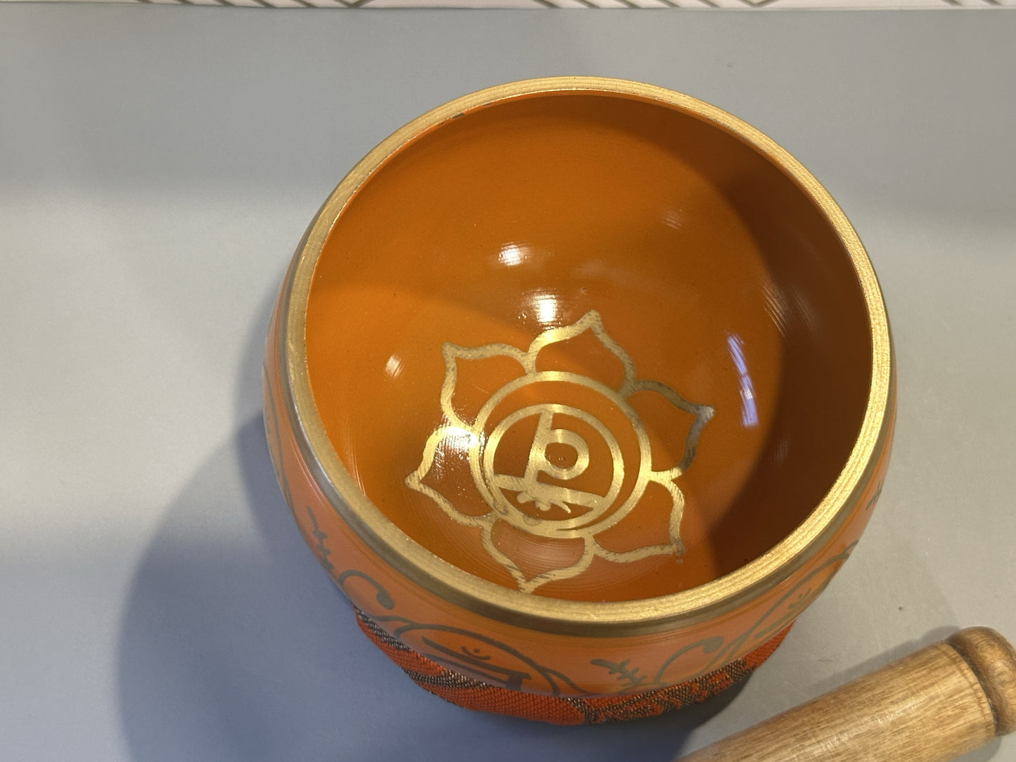 Chakra Tibetan Singing Bowls Orange Sacral - Margeaux's Majestic Crystals