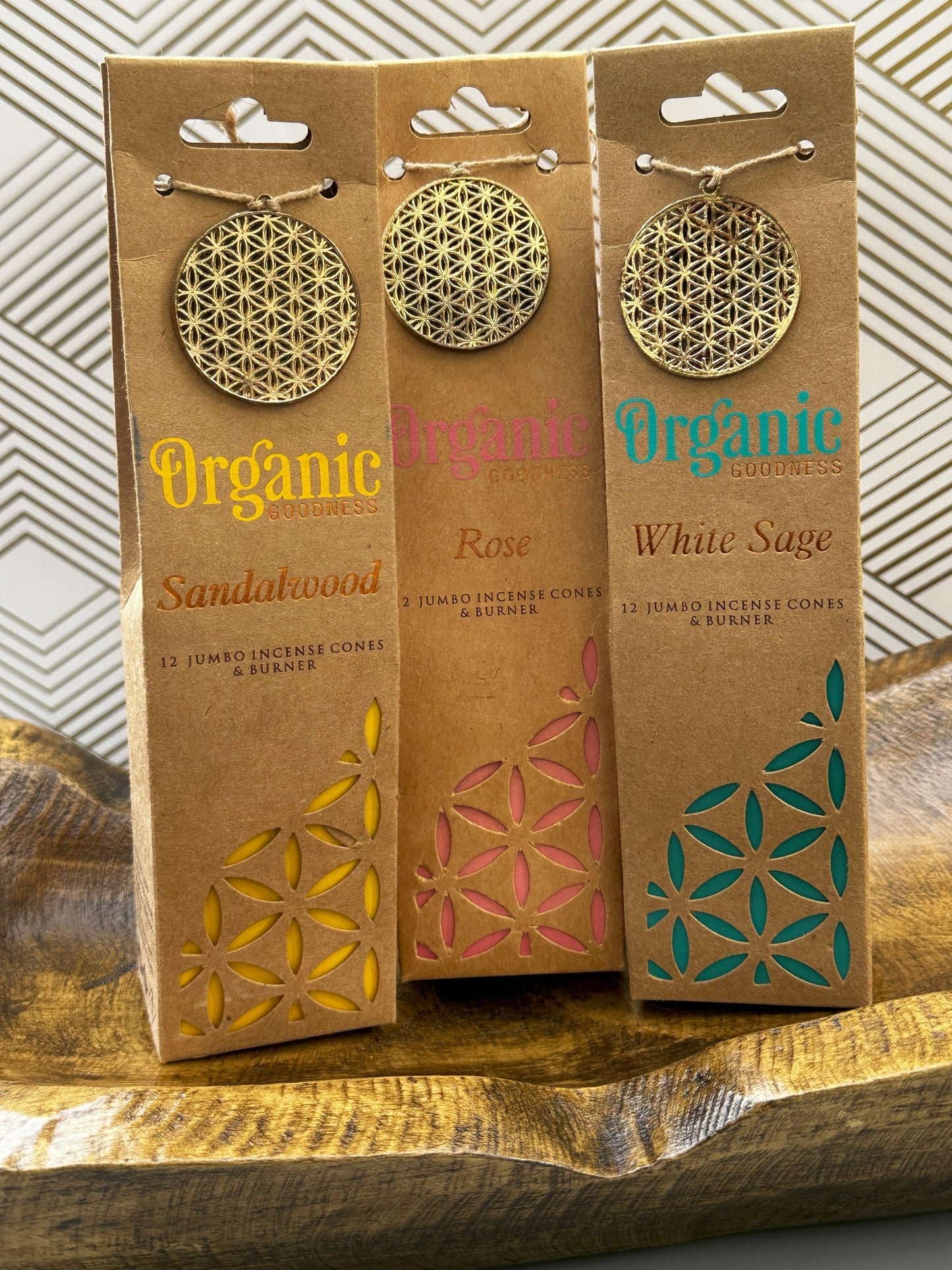 Sandalwood Incense Cones: Immerse Yourself in Earthy Tranquility - Margeaux's Majestic Crystals