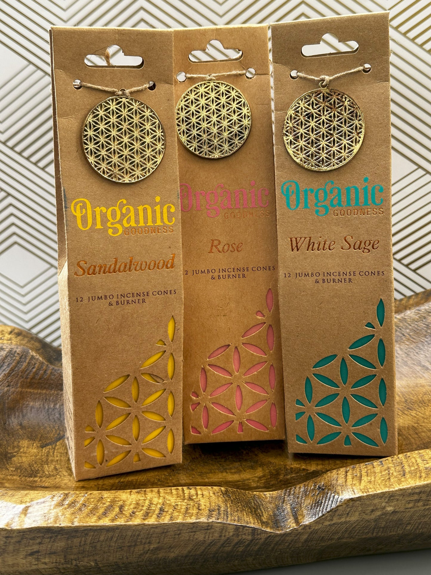 Sandalwood Incense Cones: Immerse Yourself in Earthy Tranquility - Margeaux's Majestic Crystals