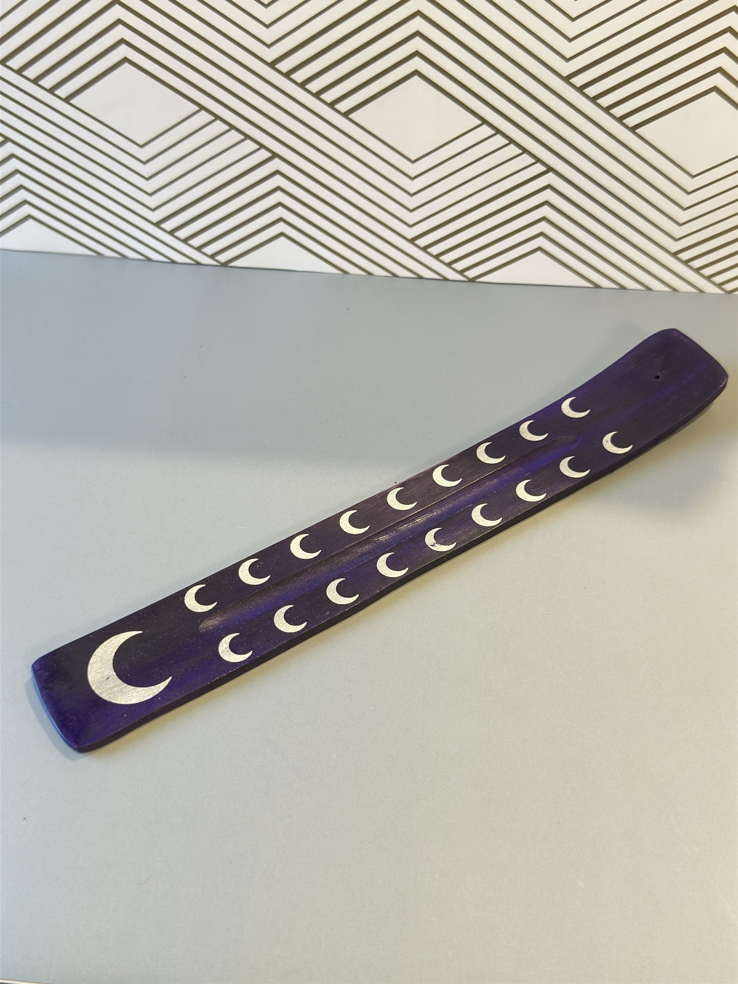 Wooden Incense Holders - Purple - Margeaux's Majestic Crystals