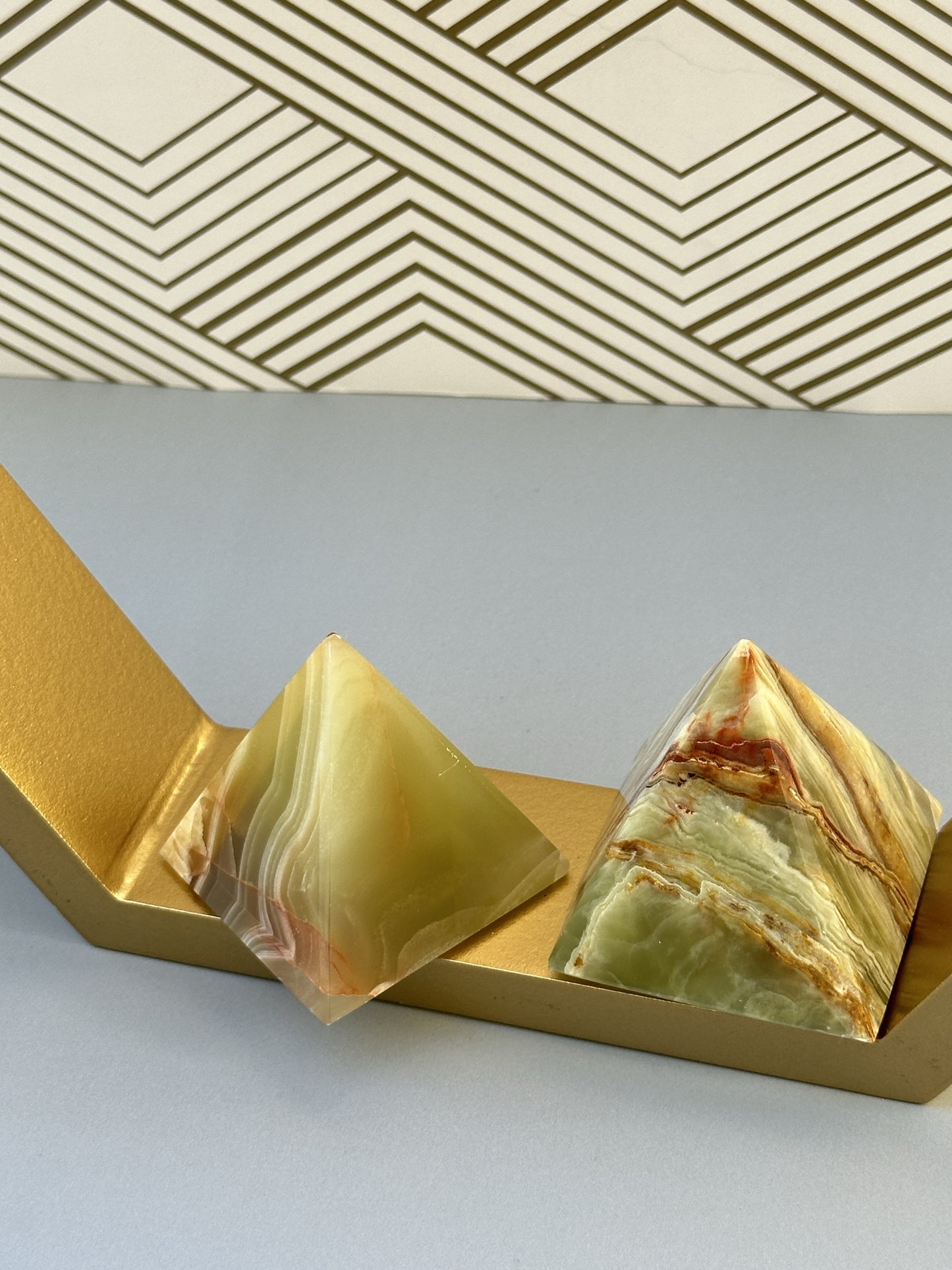 Pakistan Royal Onyx Pyramid: The Stone of Strength and Stability - Margeaux's Majestic Crystals