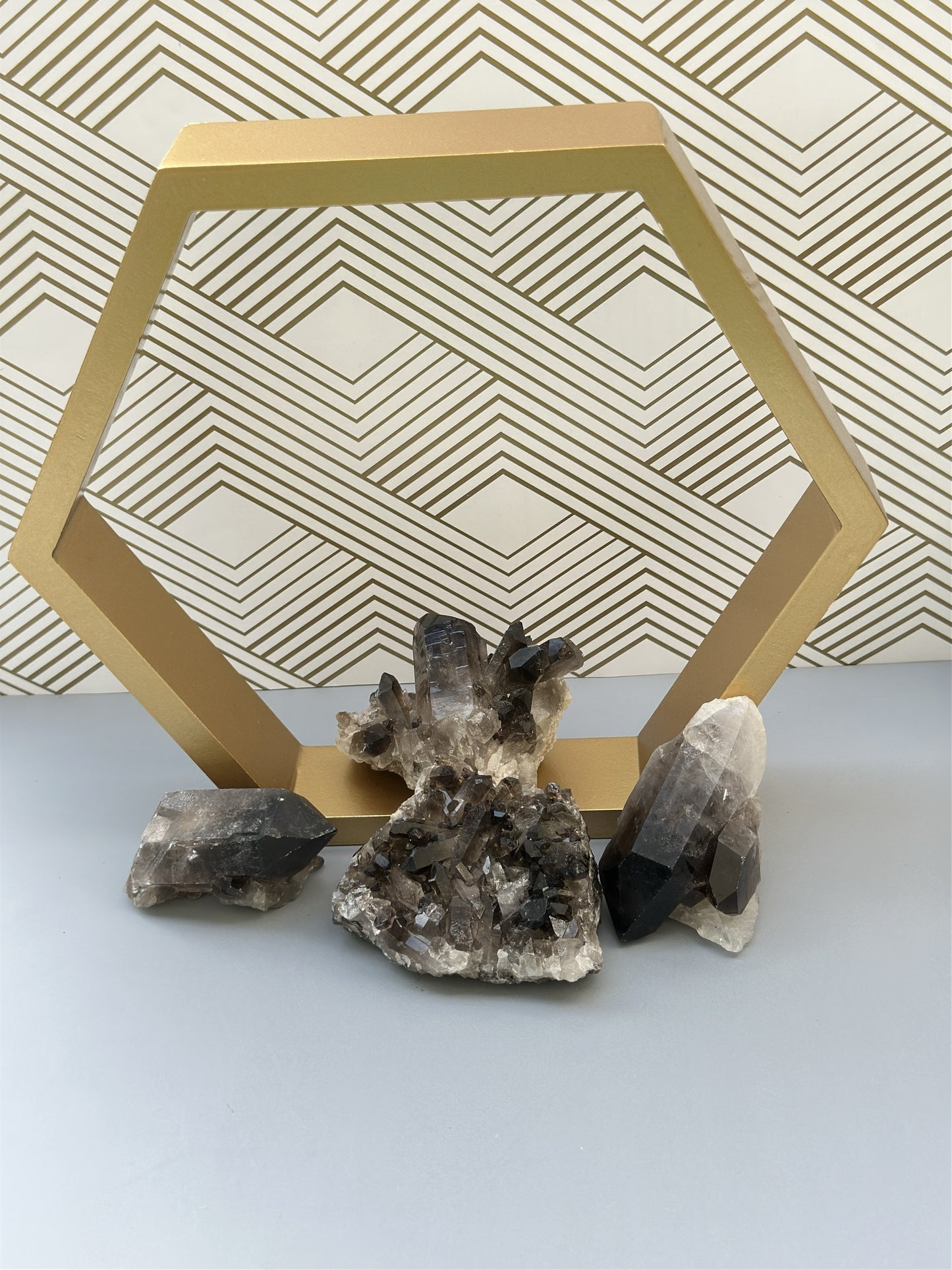 Smoky Quartz Clusters: The Stone of Grounding and Protection - Margeaux's Majestic Crystals