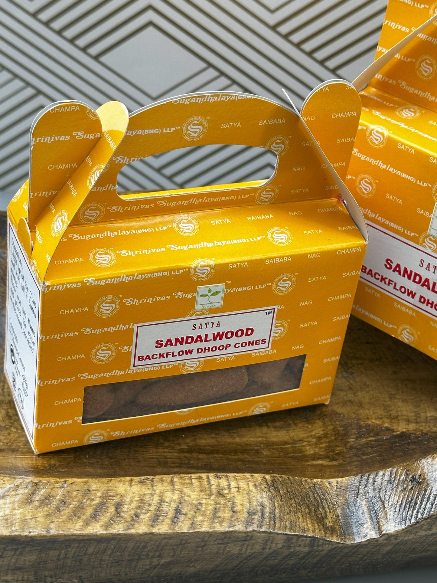 Sandalwood Backflow Incense Cones: Experience Tranquility and Serenity - Margeaux's Majestic Crystals
