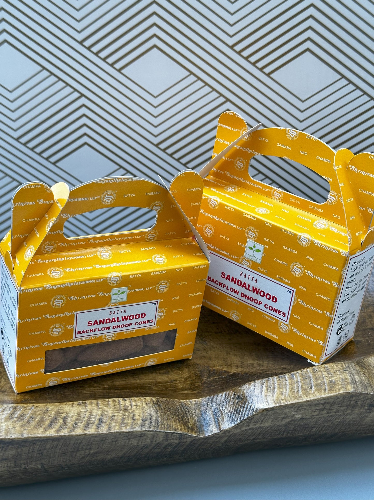 Sandalwood Backflow Incense Cones: Experience Tranquility and Serenity - Margeaux's Majestic Crystals