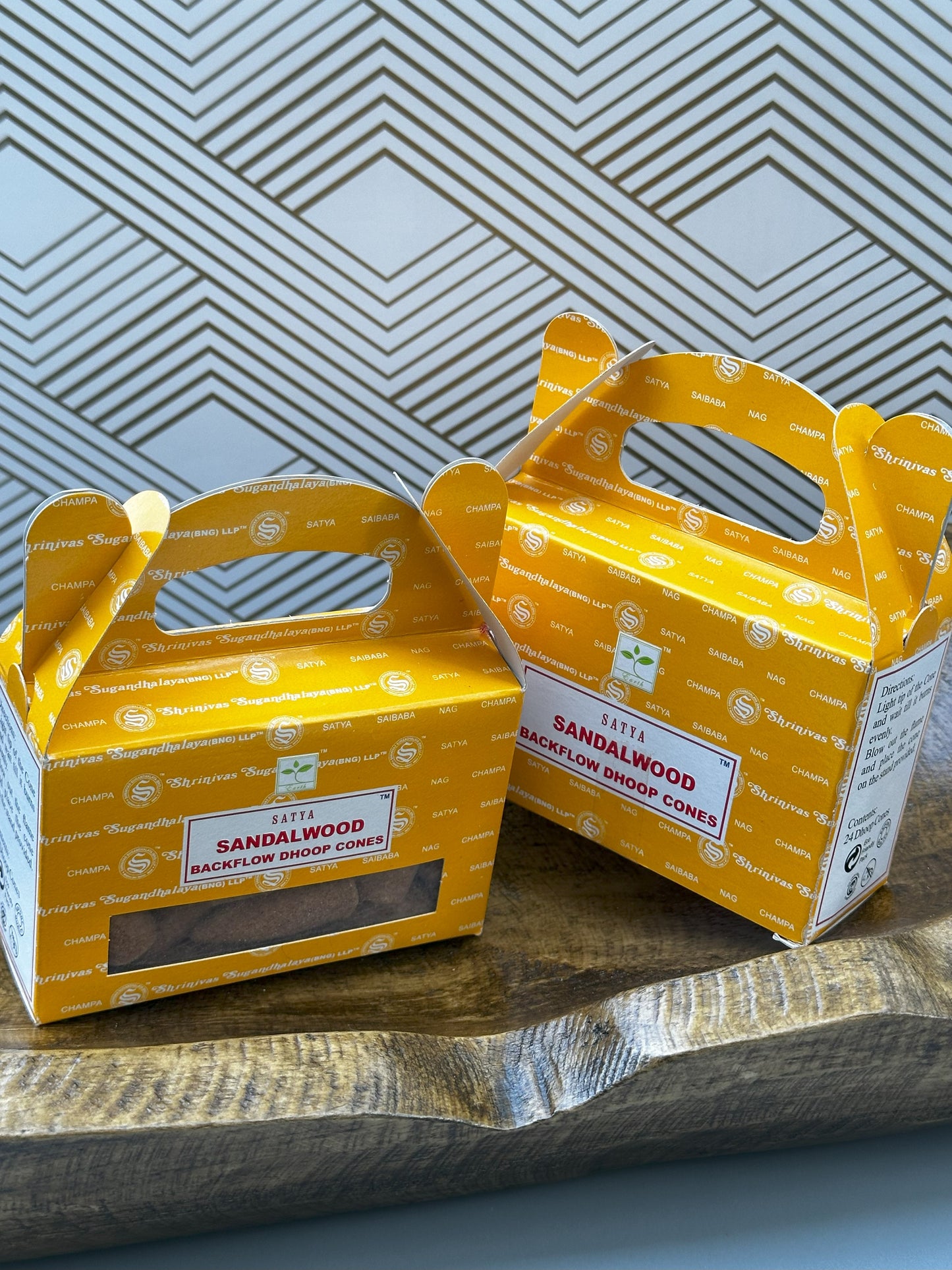 Sandalwood Backflow Incense Cones: Experience Tranquility and Serenity - Margeaux's Majestic Crystals