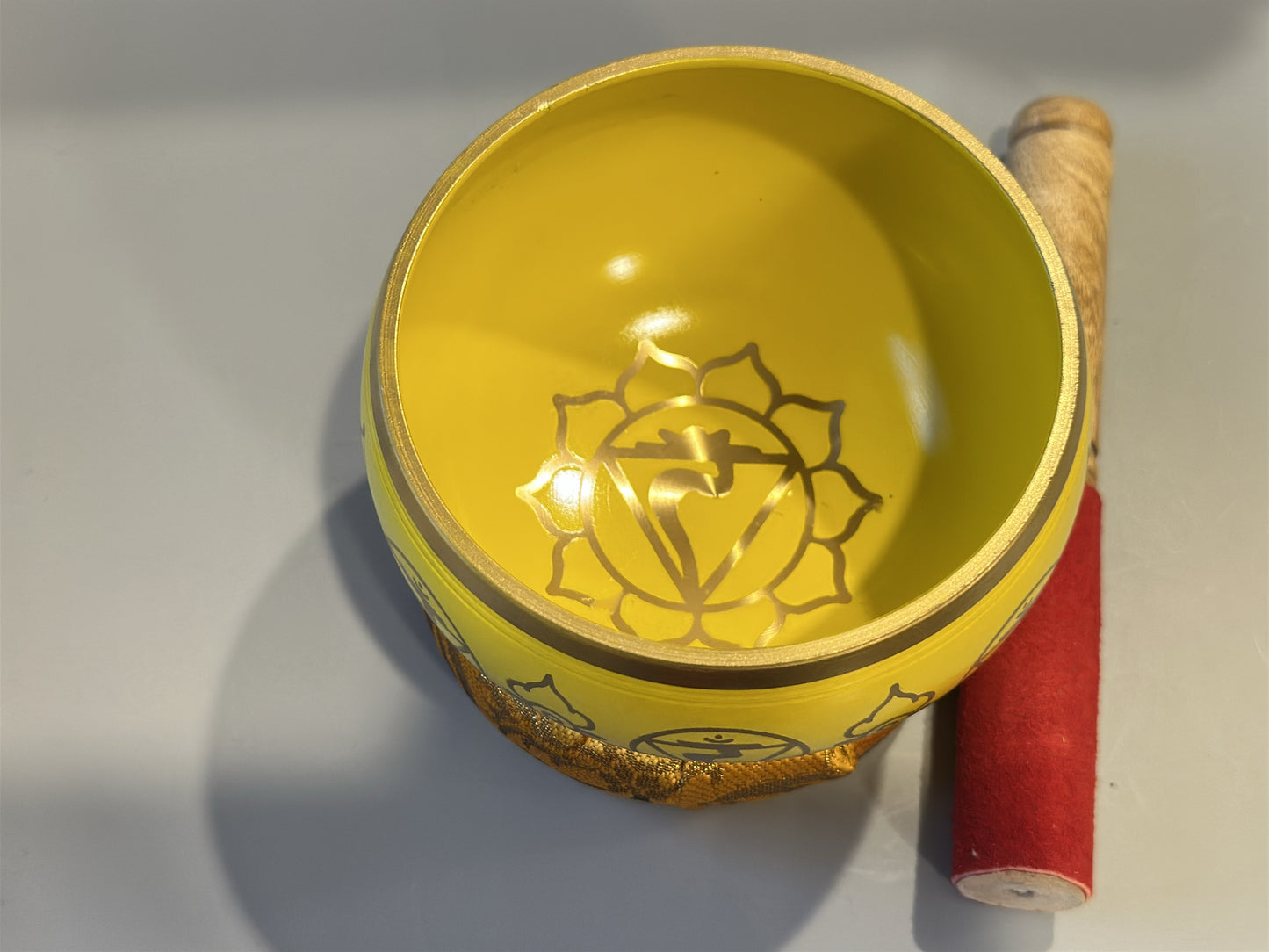 Chakra Tibetan Singing Bowls Yellow Solar Plexus - Margeaux's Majestic Crystals