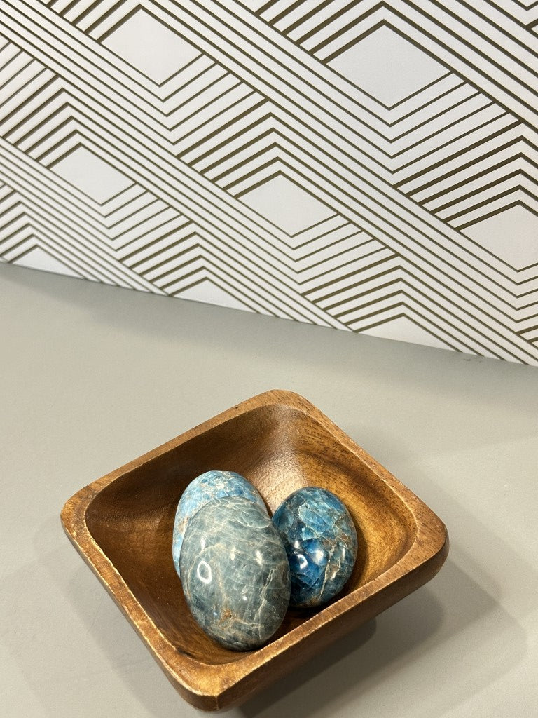 Apatite Madagascar Palm Stones: Motivation, Clarity & Inner Vision Inspire Your Mind & Ignite Your Spirit