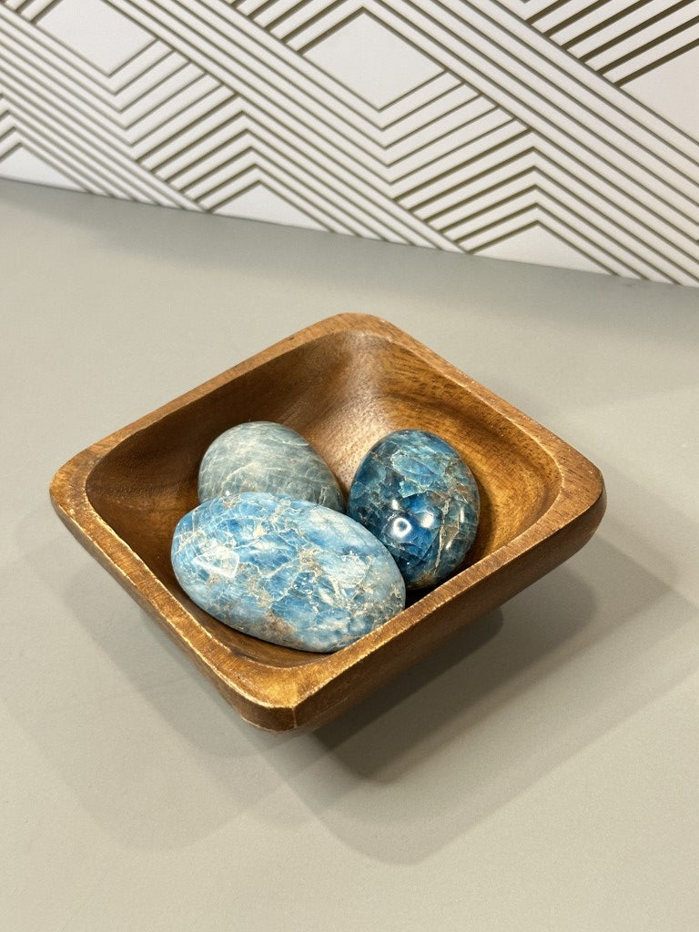 Apatite Madagascar Palm Stones: Motivation, Clarity & Inner Vision Inspire Your Mind & Ignite Your Spirit
