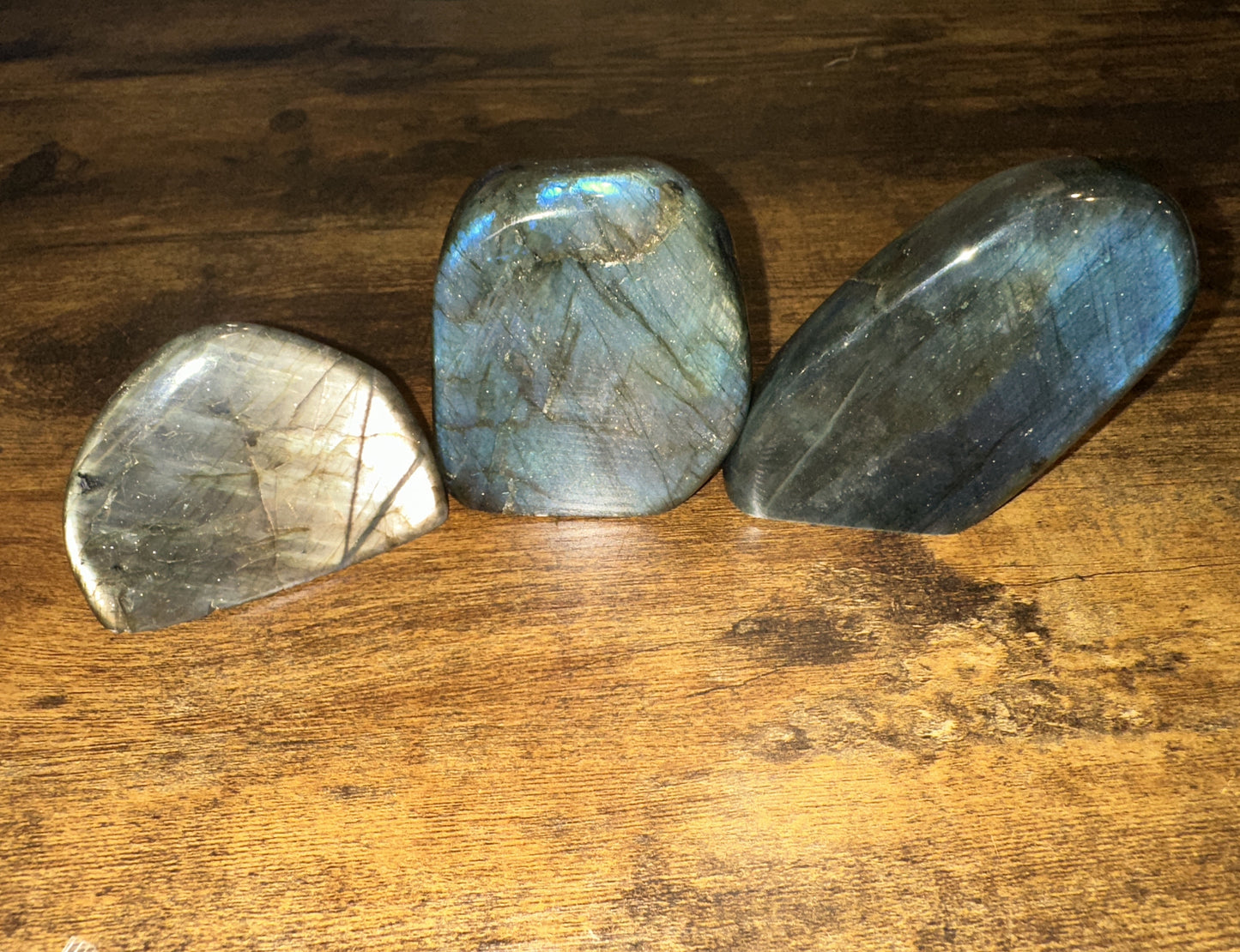 Labradorite Freeform 3 inch | Third Eye Throat Chakra | Intuition Protection Transformation Display Stone