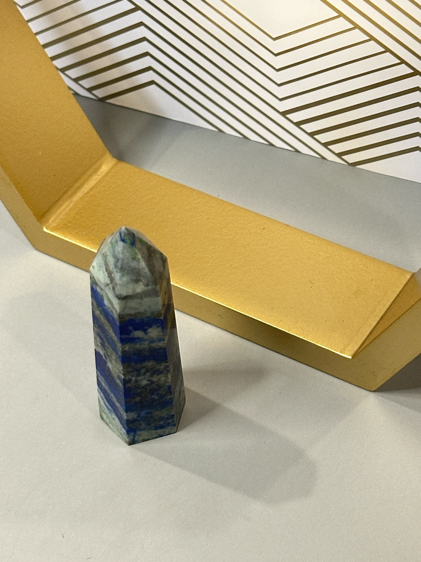 Lapis Lazuli Tower: Speak Your Truth, Tap into Ancient Wisdom A Stone of Insight, Confidence & Inner Vision