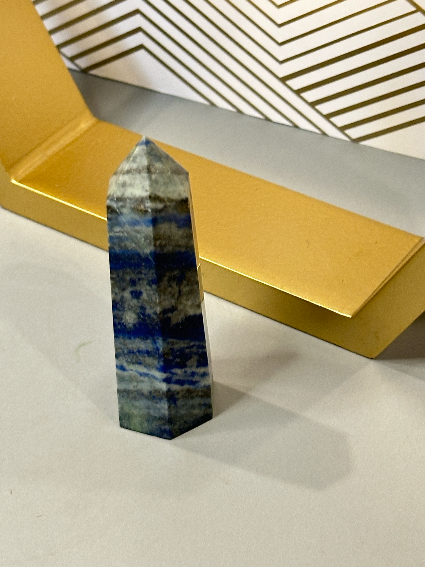 Lapis Lazuli Tower: Speak Your Truth, Tap into Ancient Wisdom A Stone of Insight, Confidence & Inner Vision