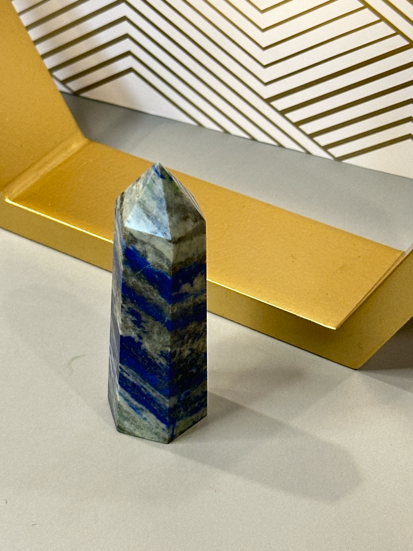 Lapis Lazuli Tower: Speak Your Truth, Tap into Ancient Wisdom A Stone of Insight, Confidence & Inner Vision