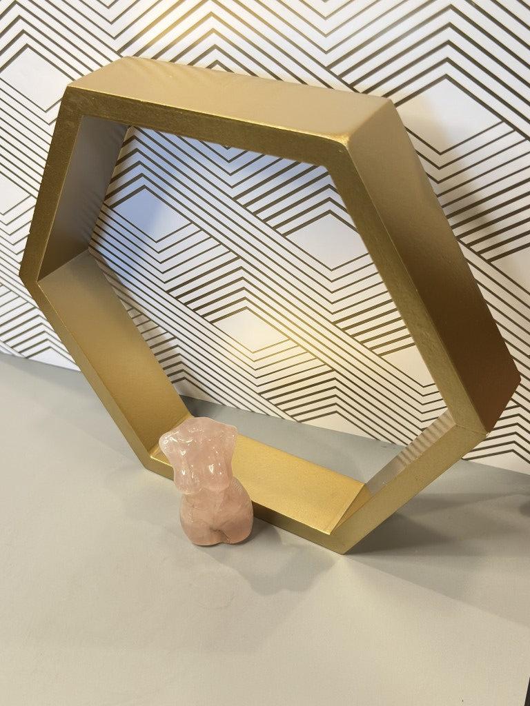 Rose Quartz Goddess Figurine: Embody Love and Compassion