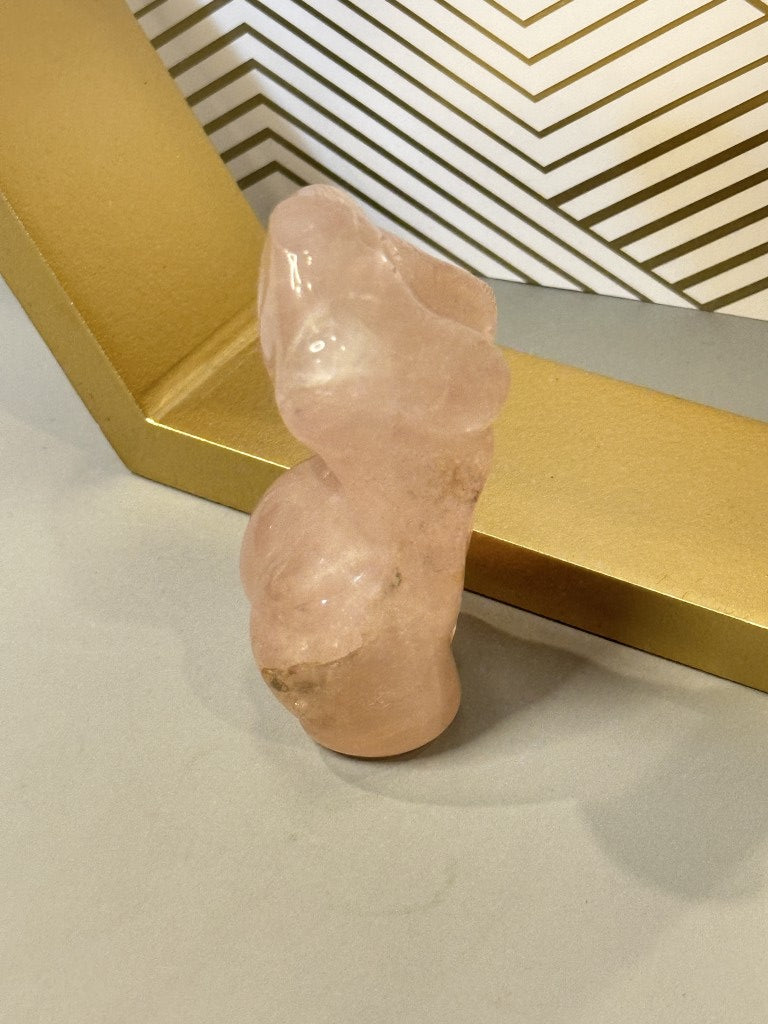 Rose Quartz Goddess Figurine: Embody Love and Compassion