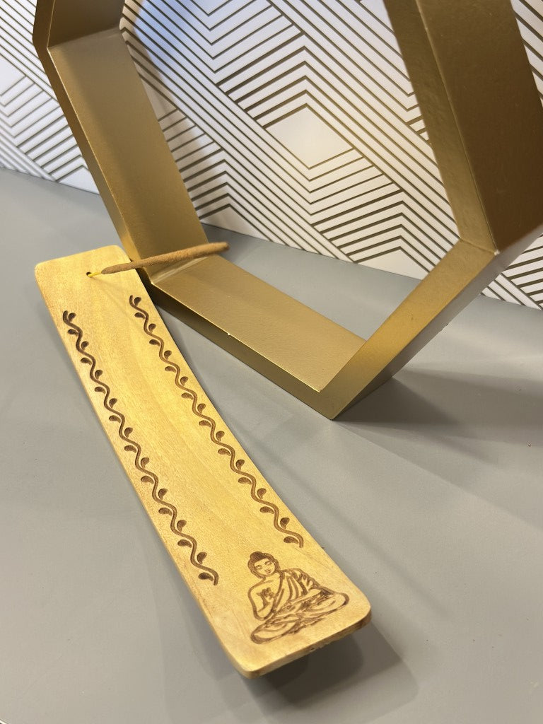 Engraved Wooden Incense Holders: Sacred Symbols for Daily Ritual