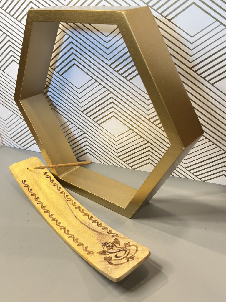 Engraved Wooden Incense Holders: Sacred Symbols for Daily Ritual