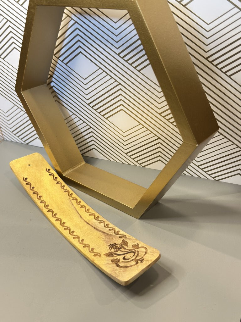 Engraved Wooden Incense Holders: Sacred Symbols for Daily Ritual