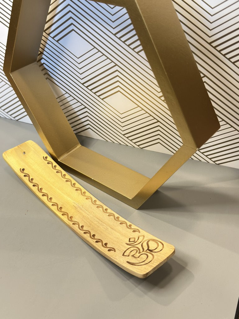 Engraved Wooden Incense Holders: Sacred Symbols for Daily Ritual