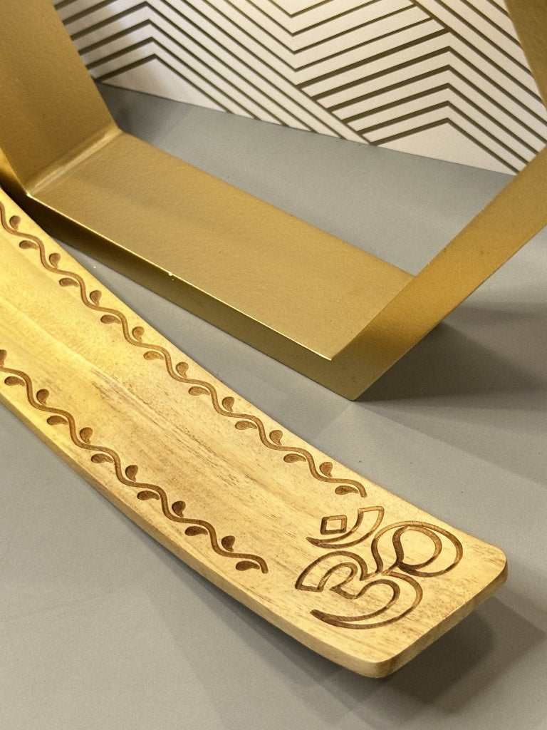 Engraved Wooden Incense Holders: Sacred Symbols for Daily Ritual