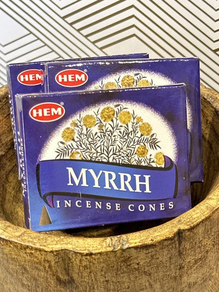 Myrrh Cones: Sacred Smoke for Spiritual Clarity