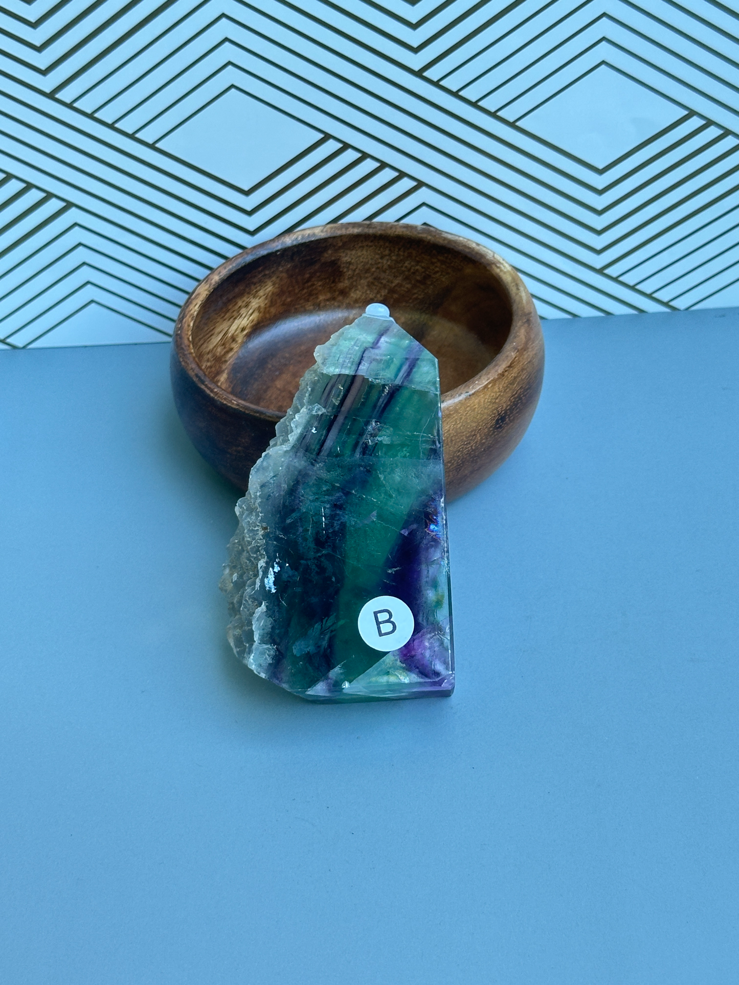 Rainbow Fluorite Freeform | Third Eye Crown Chakra | Mental Clarity Focus Creativity Learning Stone