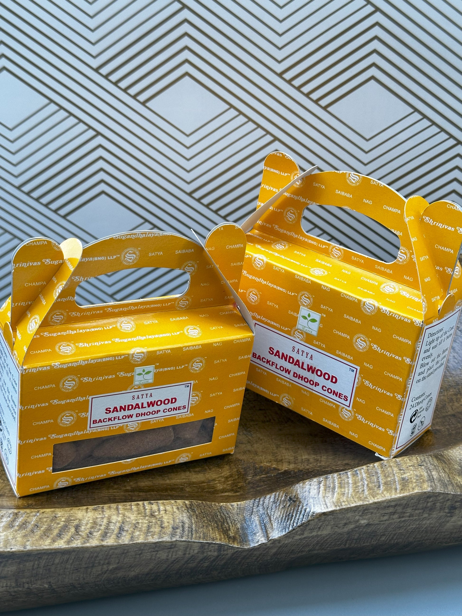 Sandalwood Backflow Incense Cones: Experience Tranquility and Serenity - Margeaux's Majestic Crystals