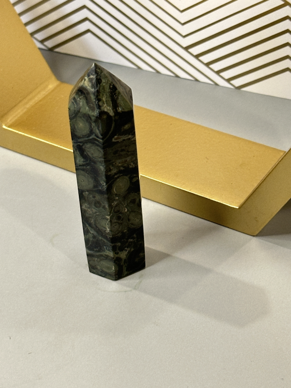 Kambaba Jasper Tower: Ancient Earth Energy, Grounding & Emotional Balance